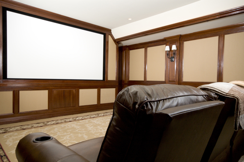 There are different screen options depending on what kind of home theater system you're trying to build.